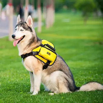 Câine de companie, genti Pachet Hound de Călătorie Camping Drumeții Rucsac Geantă de Șa pentru Mediu pentru Câini de talie Mare