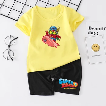 Noul SUPER FELIPE Super Zings Copii Baieti Haine Copii, Seturi de Îmbrăcăminte baietel Haine Drăguț pentru Copii Seturi de T-Shirt, Pantaloni din Denim