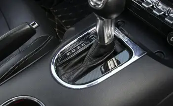 Pentru Ford Mustang 2016 2017 2018 2019 2020 Masina Decorative de Interior se Potriveste Tapiterie Auto Accesorii de Interior ABS Rosu/Fibra de Carbon